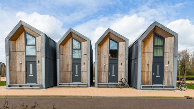 Quatre mini-maisons