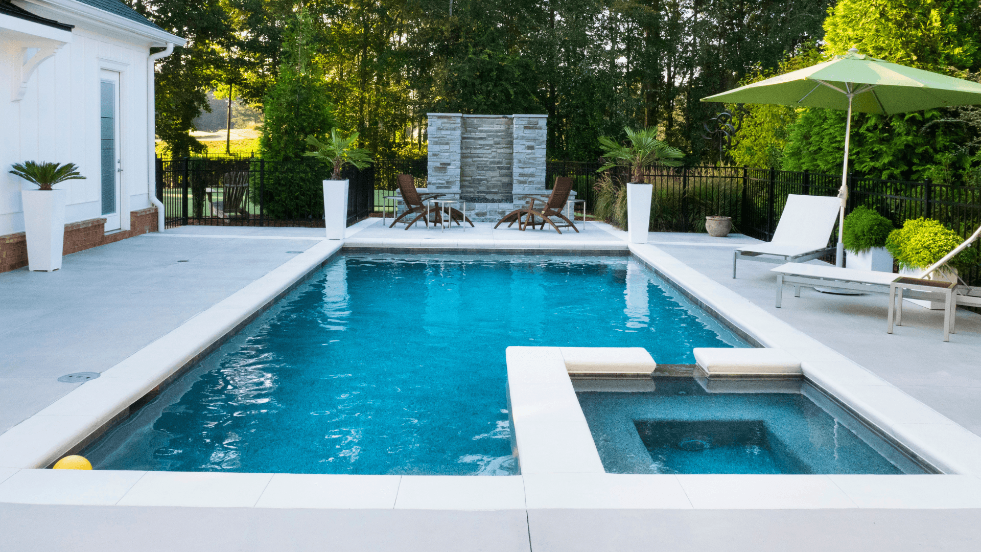 des piscines au sel