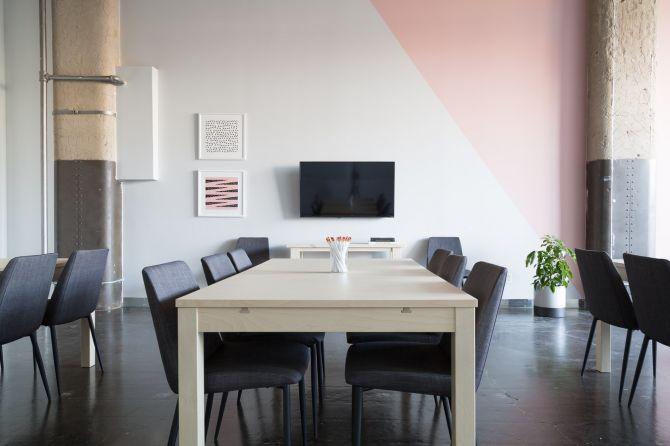 Salle à manger bureau loft