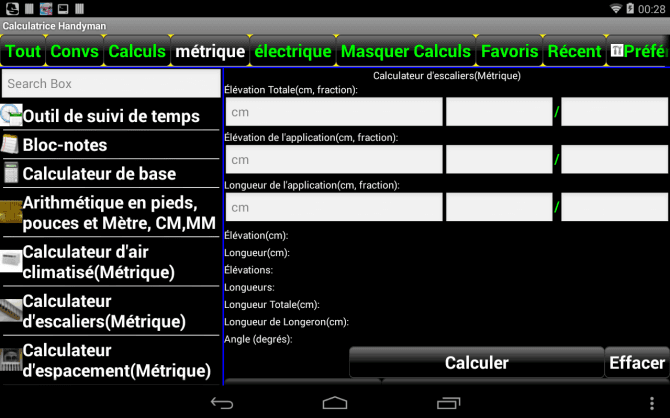 Calculatrice Handyman
