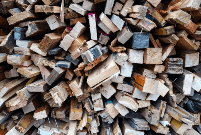 Bois en tant que matériau recyclé