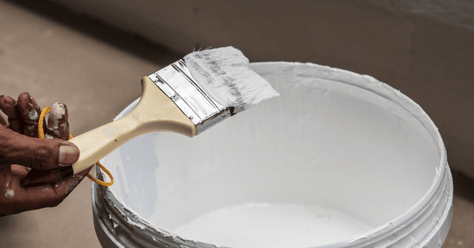 Peinture acrylique base blanche