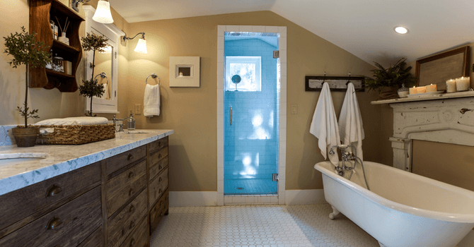 salle de bain farmhouse