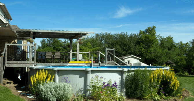 deck de piscine