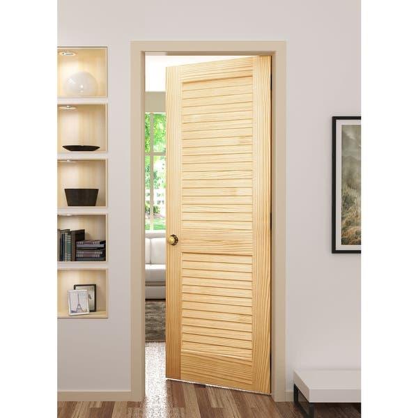 Porte en bois pâle